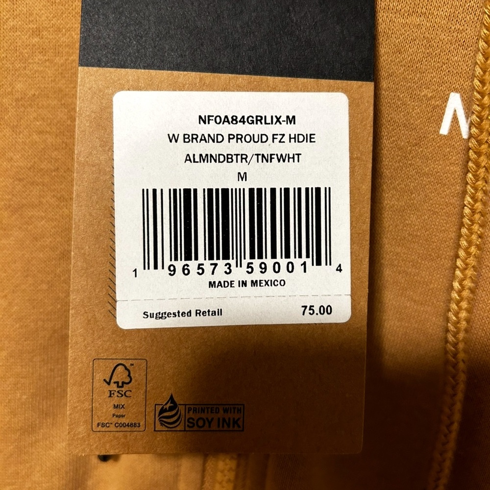 The North Face Women’s Brown Zip-Up Sweater - Picture 3 of 3
